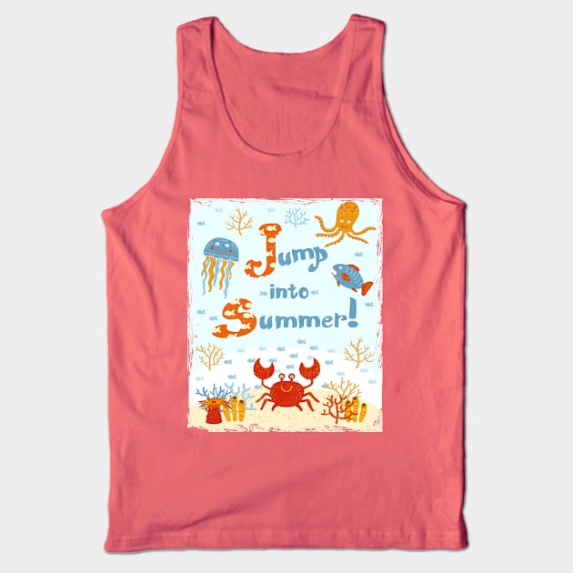 Jump into summer! Tank Top by Elsbet